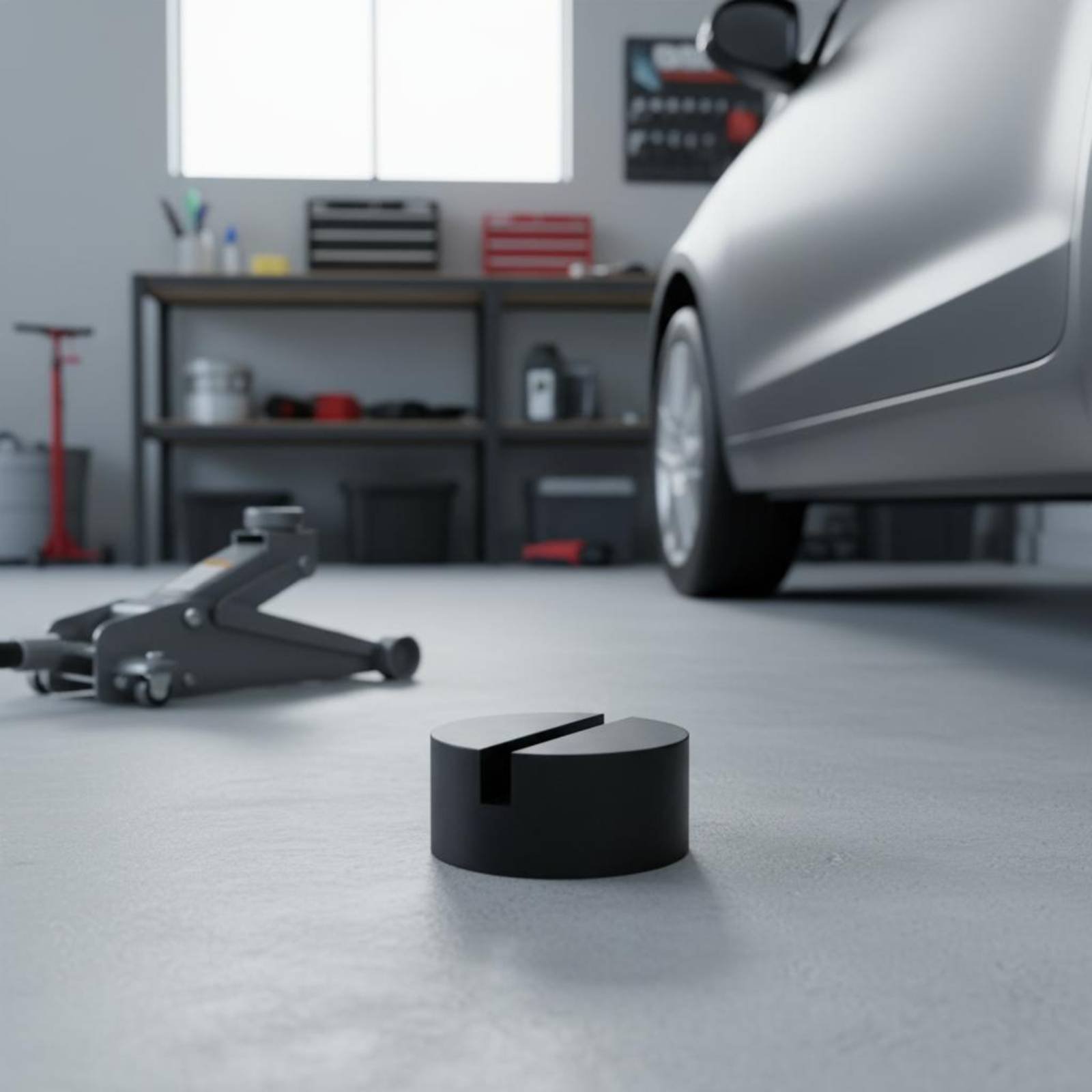 Car Lift - Bloc de support en caoutchouc, tampon