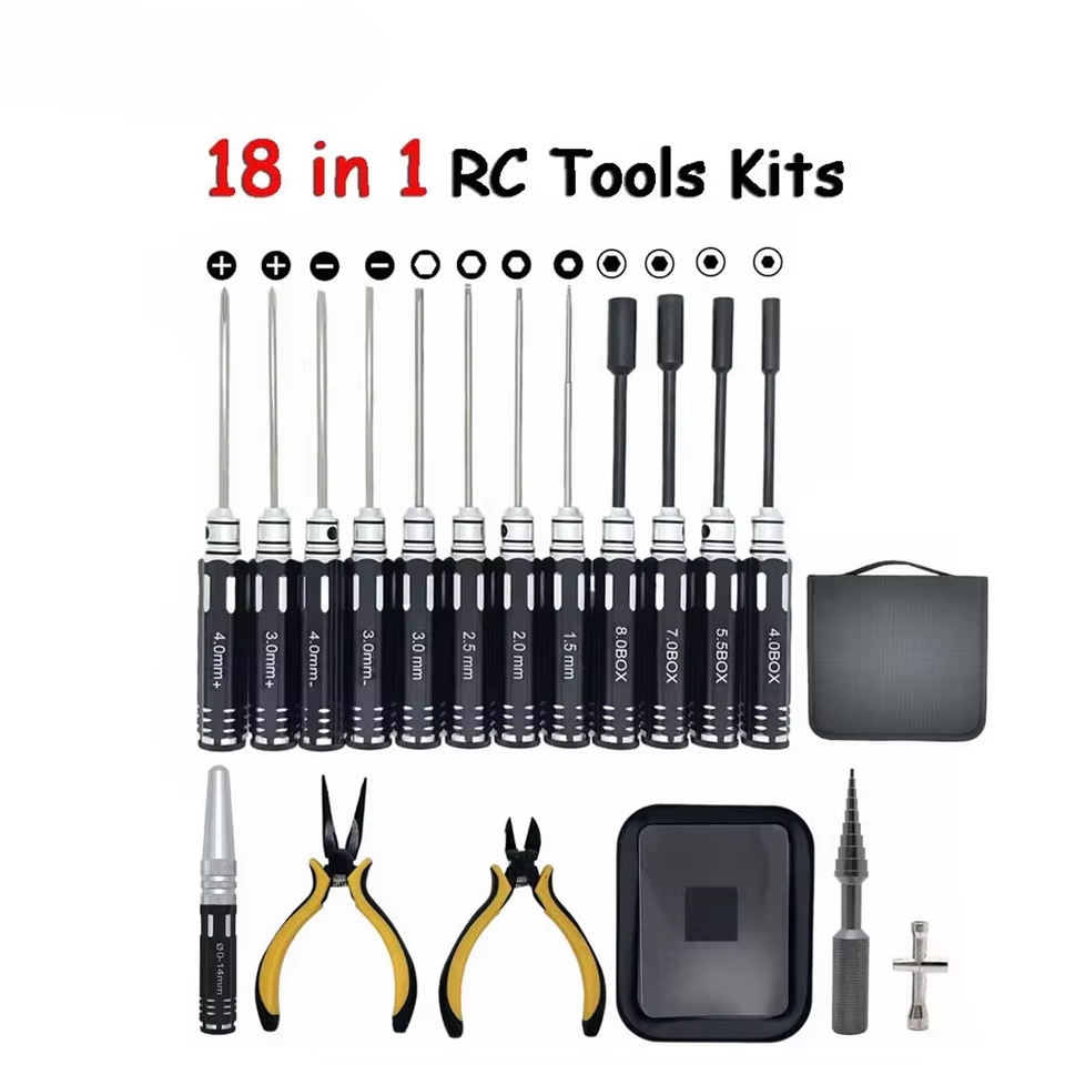 Socket Set - Kits d'outils RC 18 en 1,
