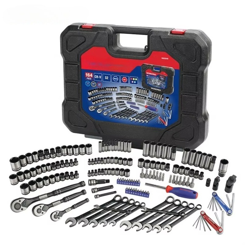 Socket Set - Ensemble de 164 outils de mécanicien,