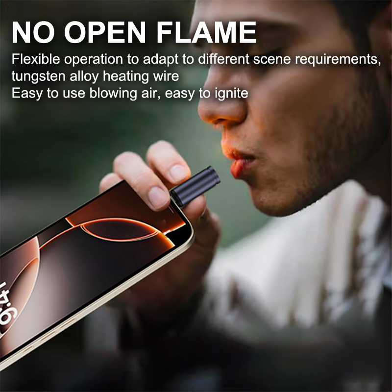 Mini briquet portable de type  - Spark Plug avis et prix